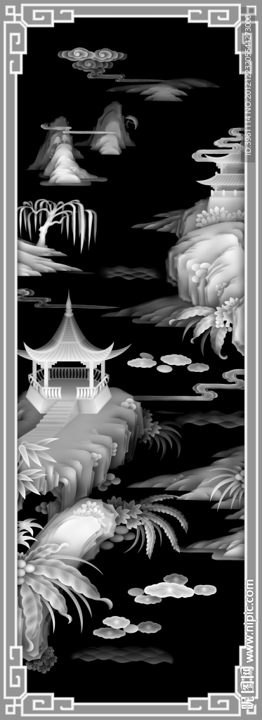 浮雕灰度图