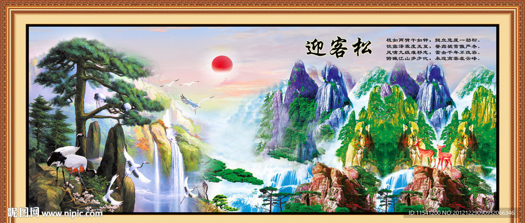 黄山迎客松