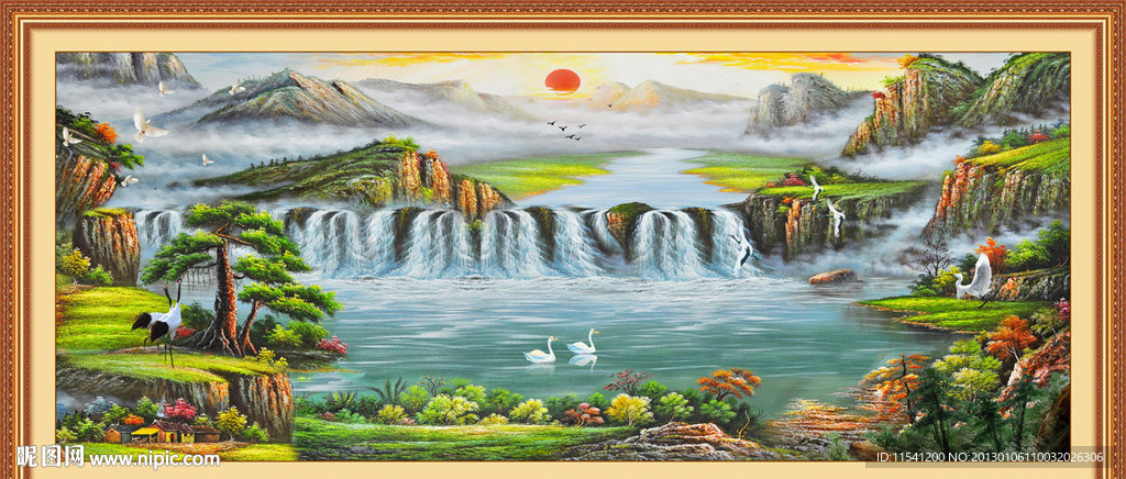 油画 聚宝盆油画