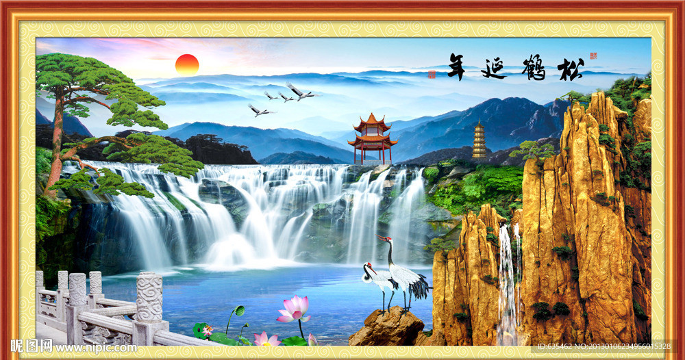 黄山迎客松