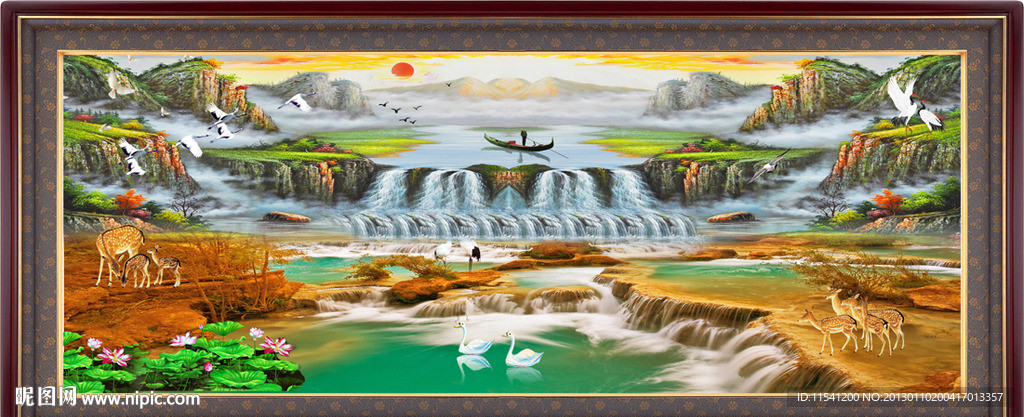 油画 聚宝盆油画