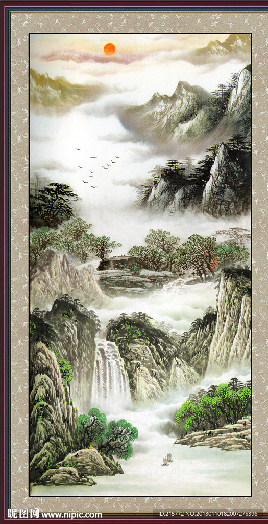 山水国画