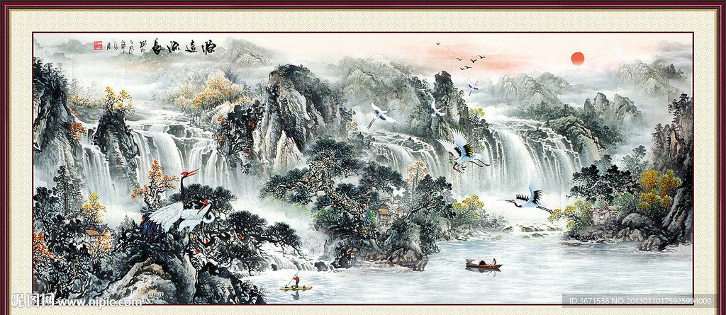 国画山水