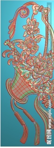 实木浮雕木门精雕源文件