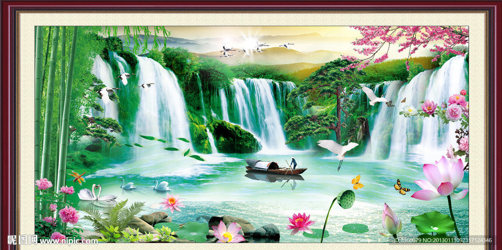 山水风景画 风景