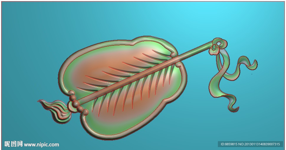 精雕图 芭焦扇 jdp