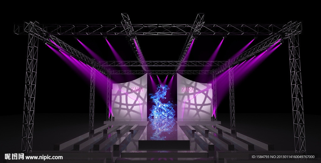 新品发布会舞台舞美设计效果图
