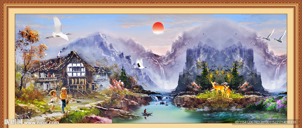 油画