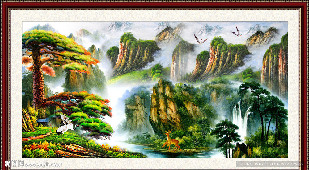 黄山迎客松