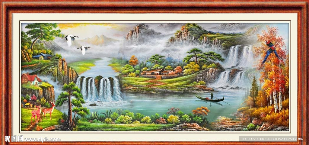 油画 聚宝盆油画