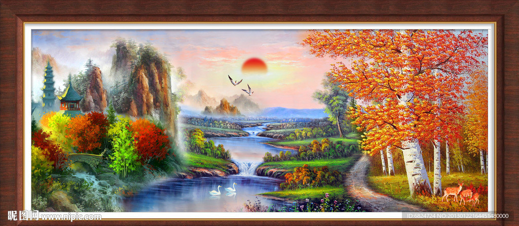 油画风景