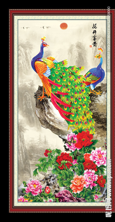 花鸟画 中国画 中国花鸟画图片