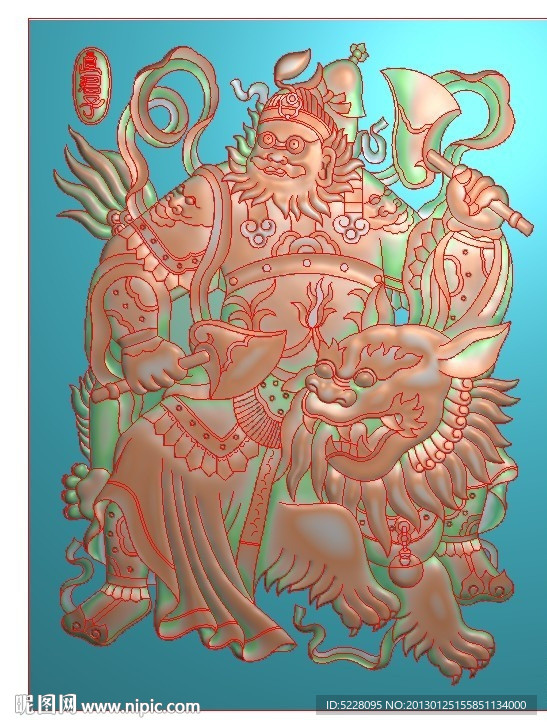 精品门神大图