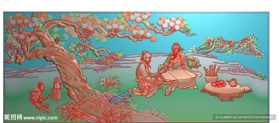 煮茶成品大图