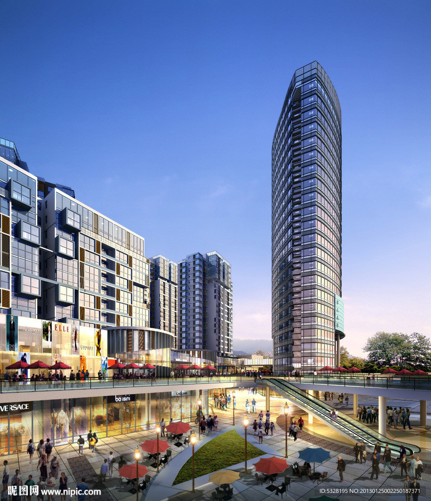 地下商业加高层工建MAX加MAP