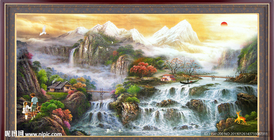 油画 巨宝盆油画