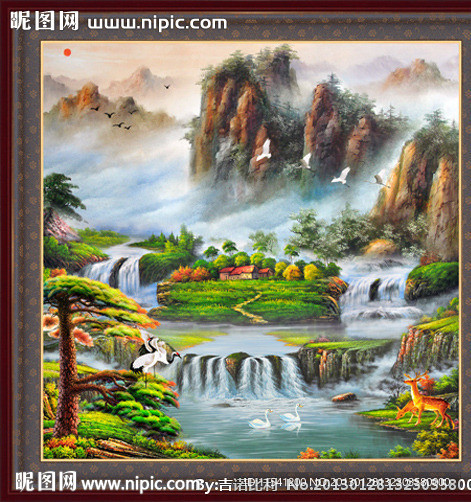 油画 聚宝盆油画