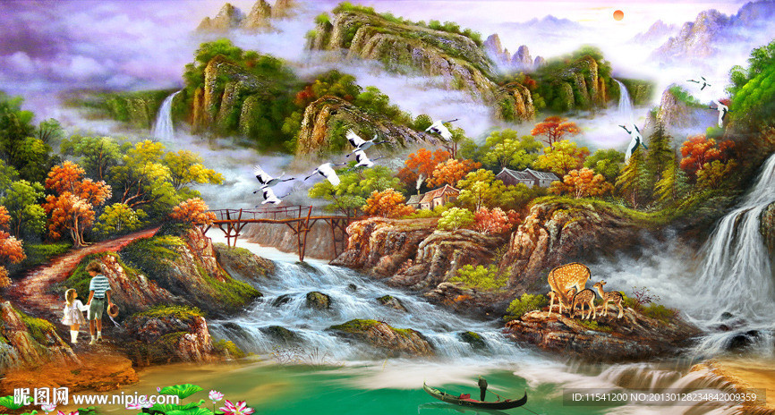 油画 聚宝盆油画