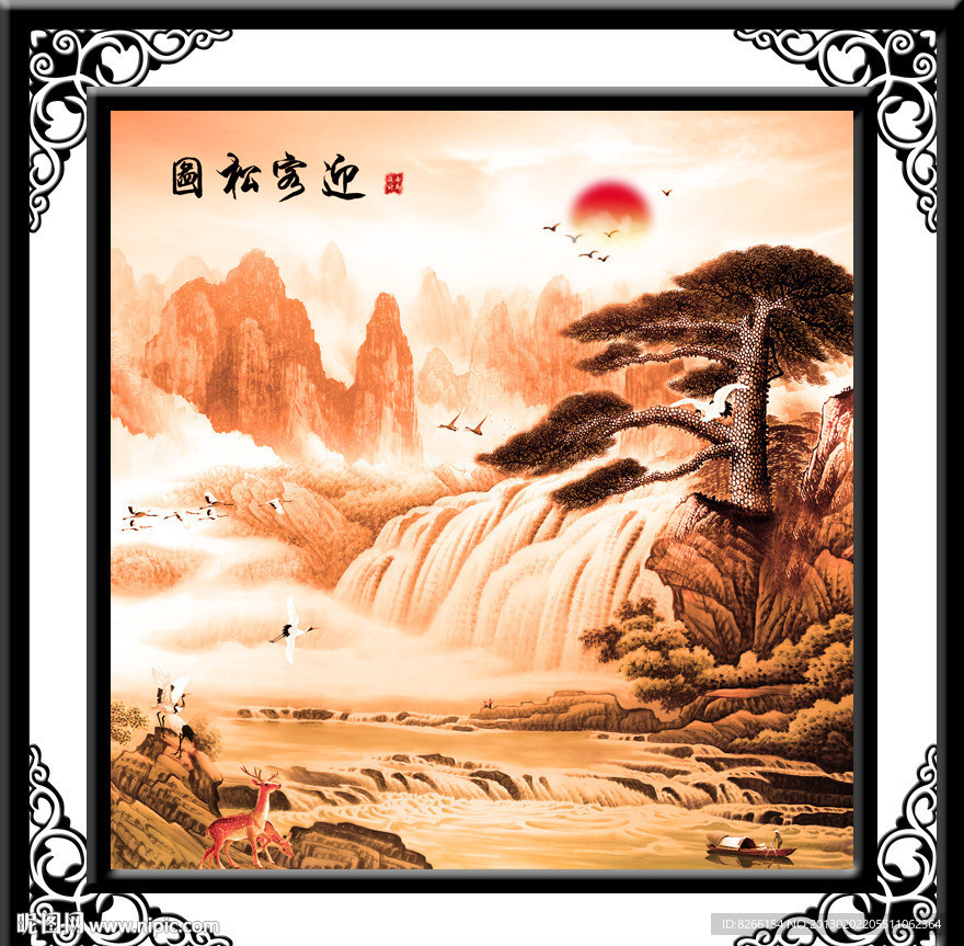 黄山迎客松