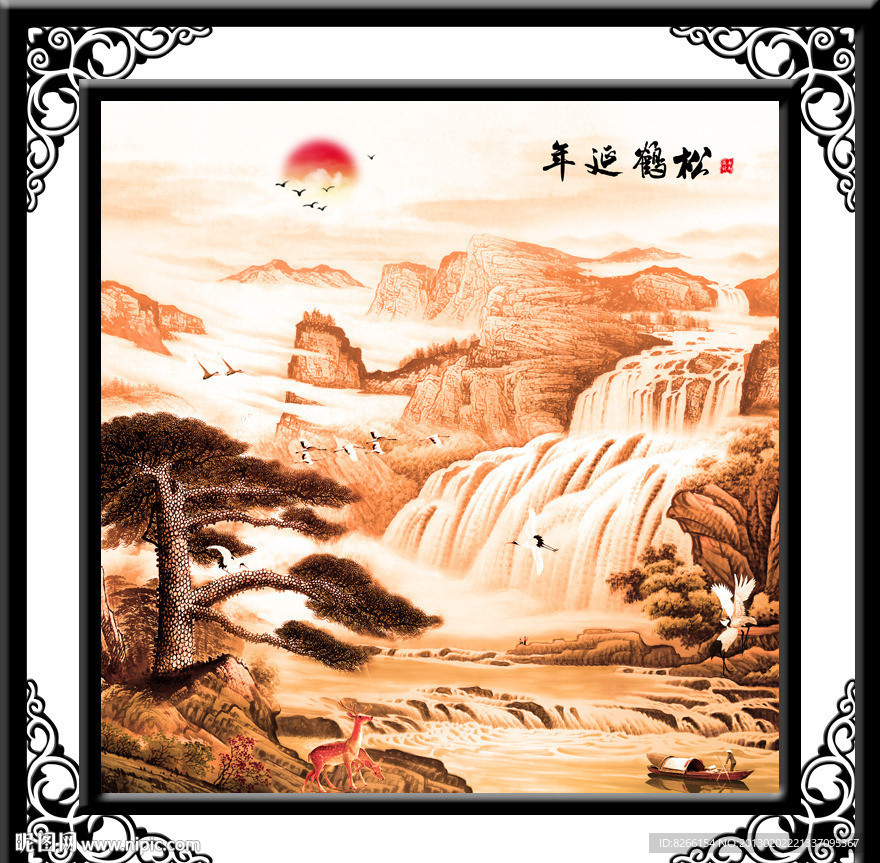 黄山迎客松