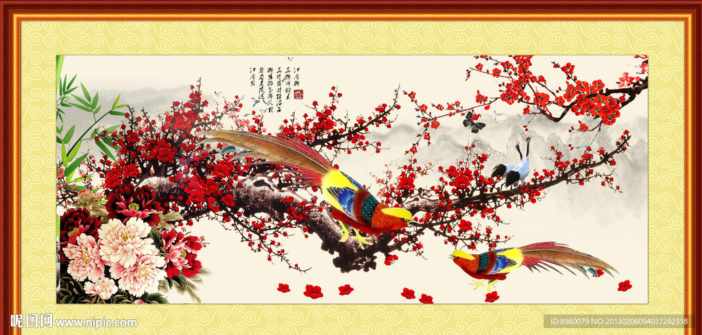 国画梅花 梅花图
