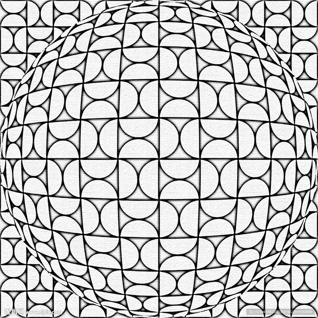 白描花纹