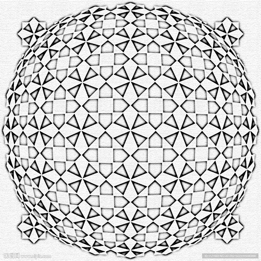 白描花纹