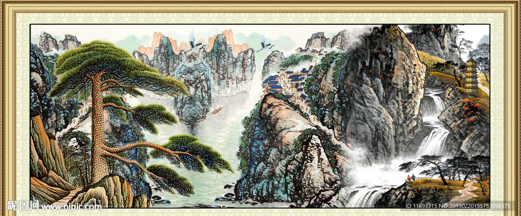 黄山迎客松