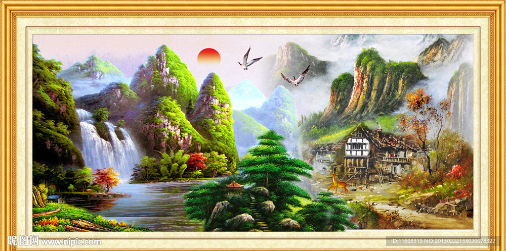 油画