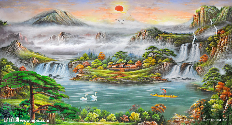 油画 聚宝盆油画