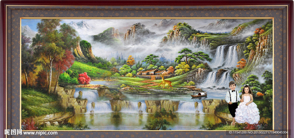 油画 聚宝盆油画