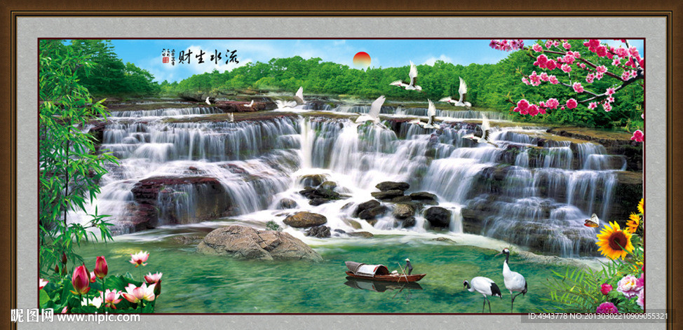 巨幅山水画