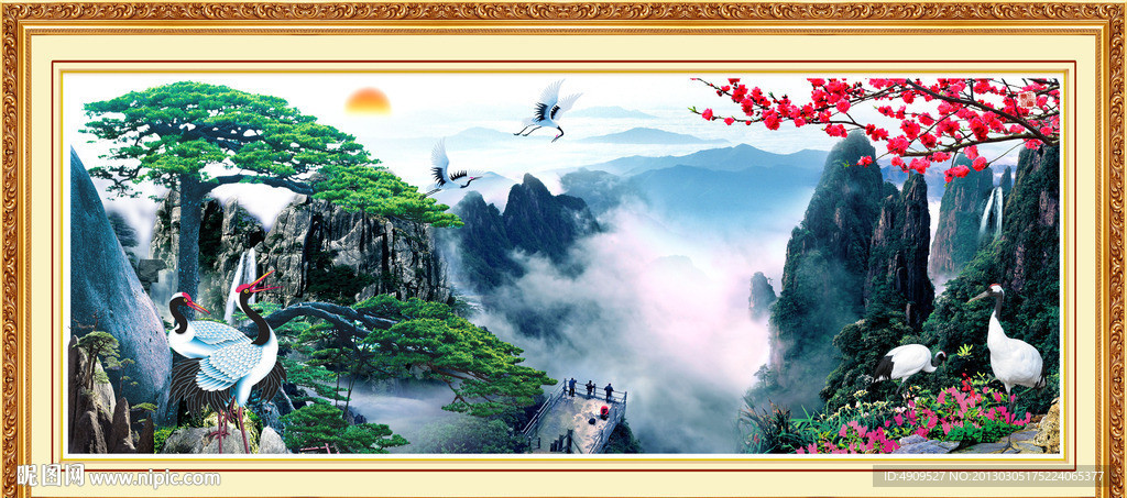 黄山迎客松