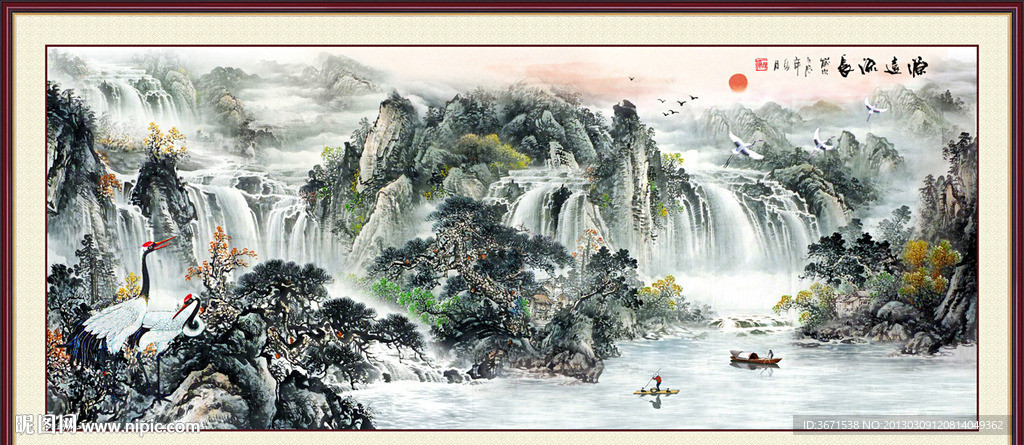 国画山水