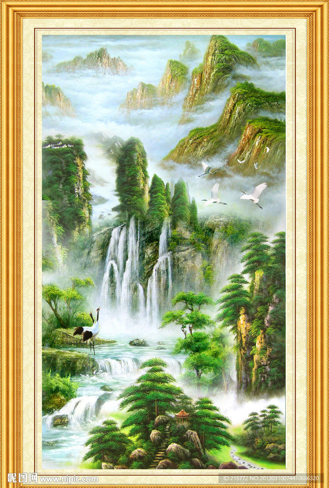 油画风景 欧式油画风景