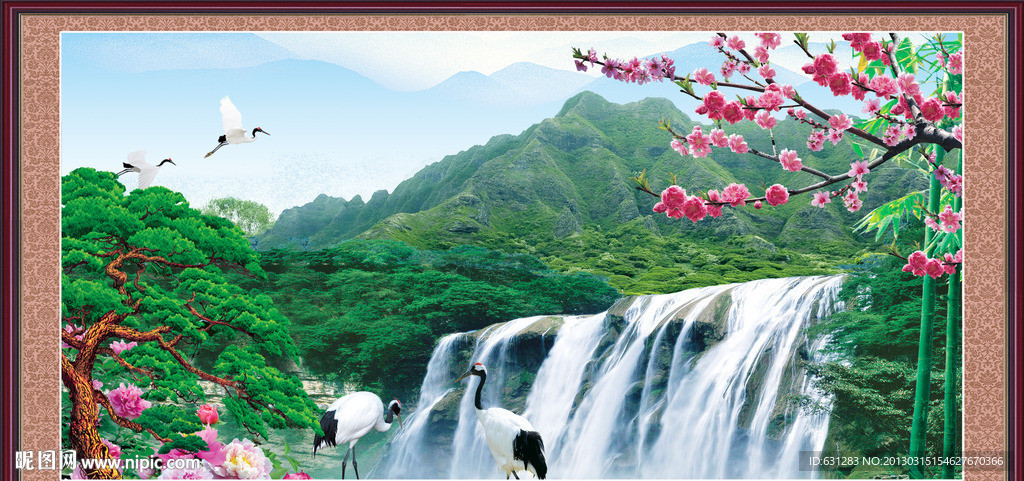 风景山水画