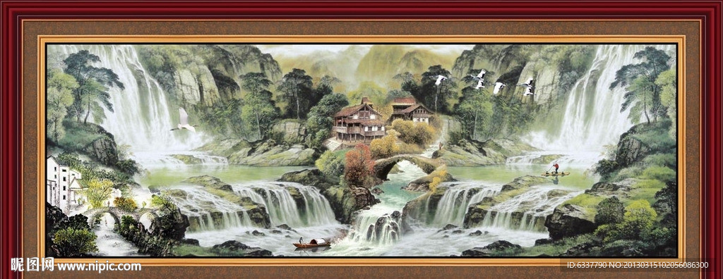 国画山水