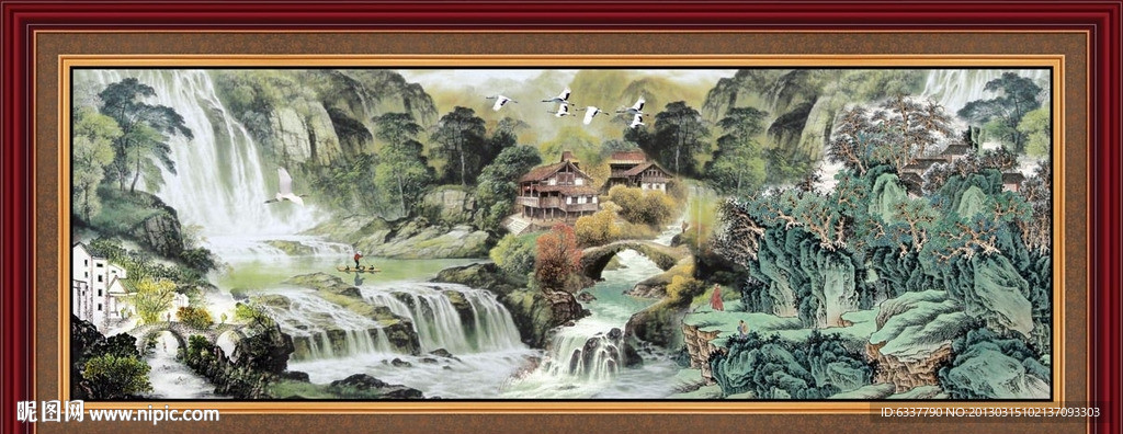 国画山水