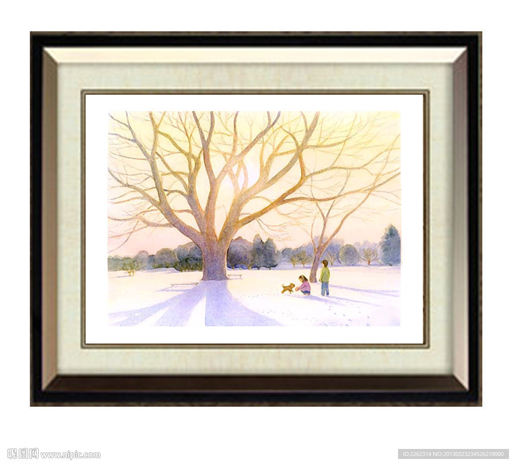 美克美家装饰画油画无