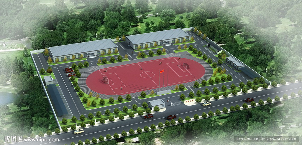 小学鸟瞰图