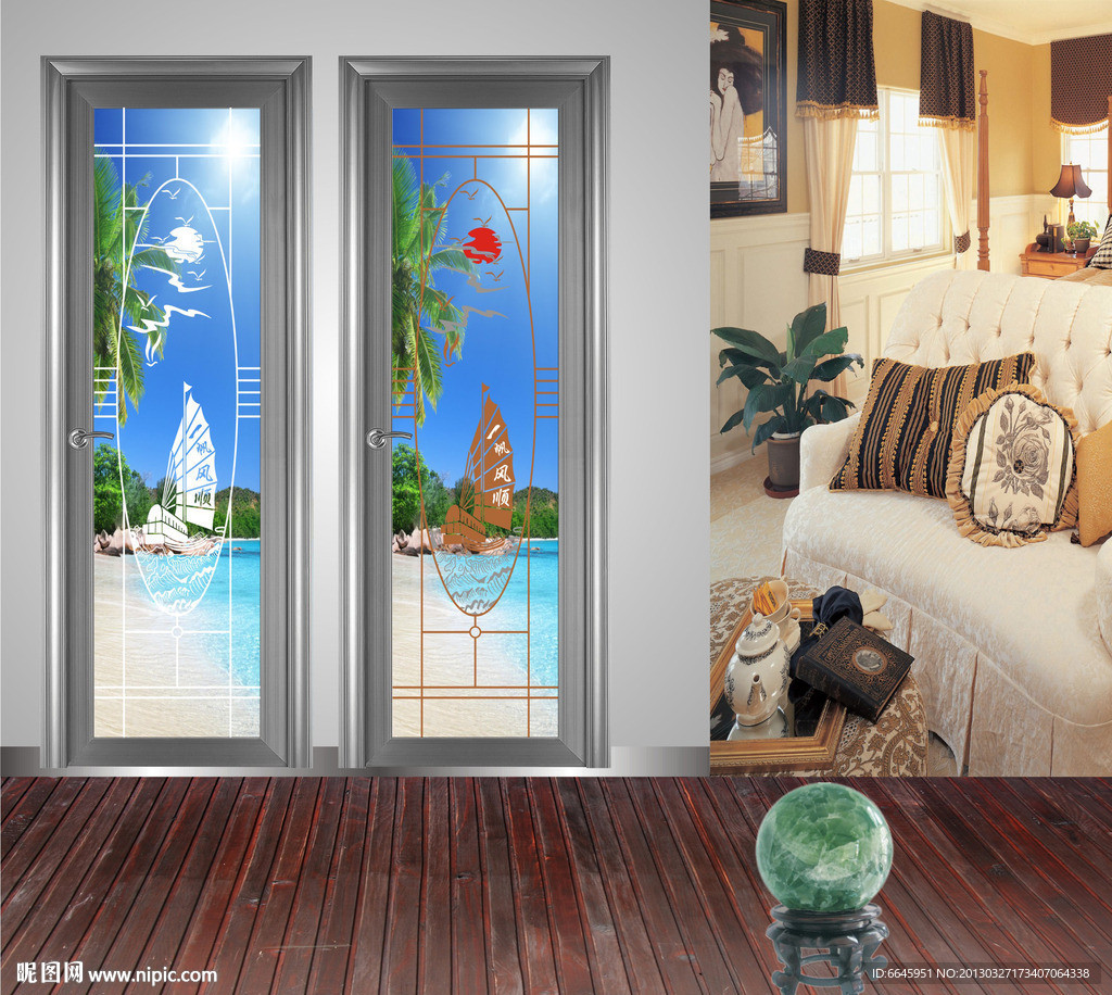 平开门 移门花纹