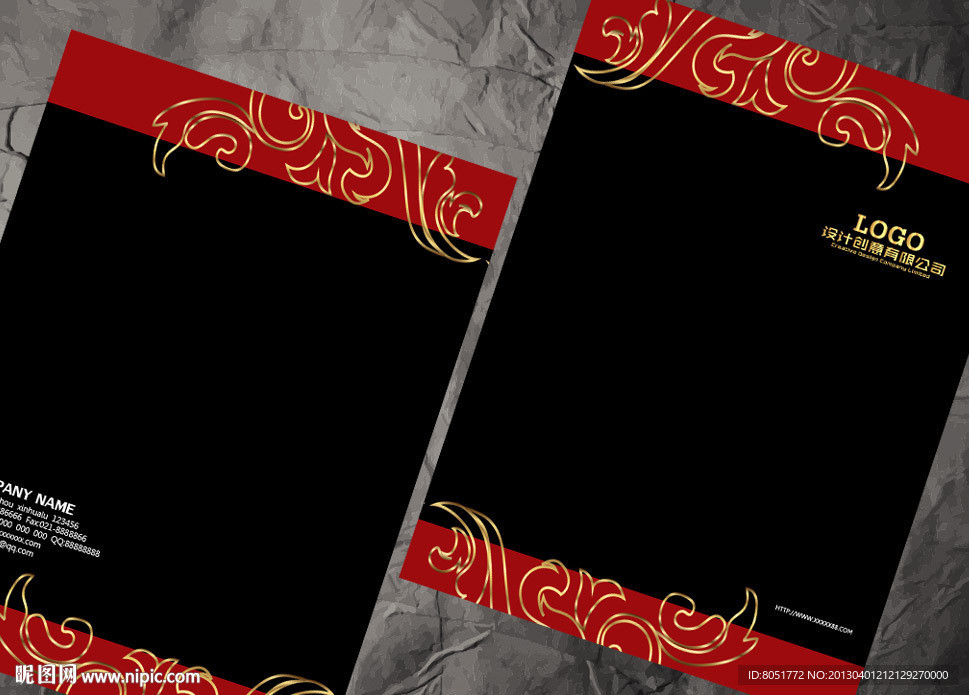 装饰公司画册封面