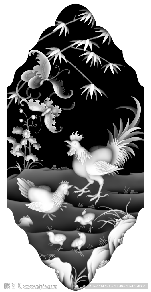 浮雕灰度图