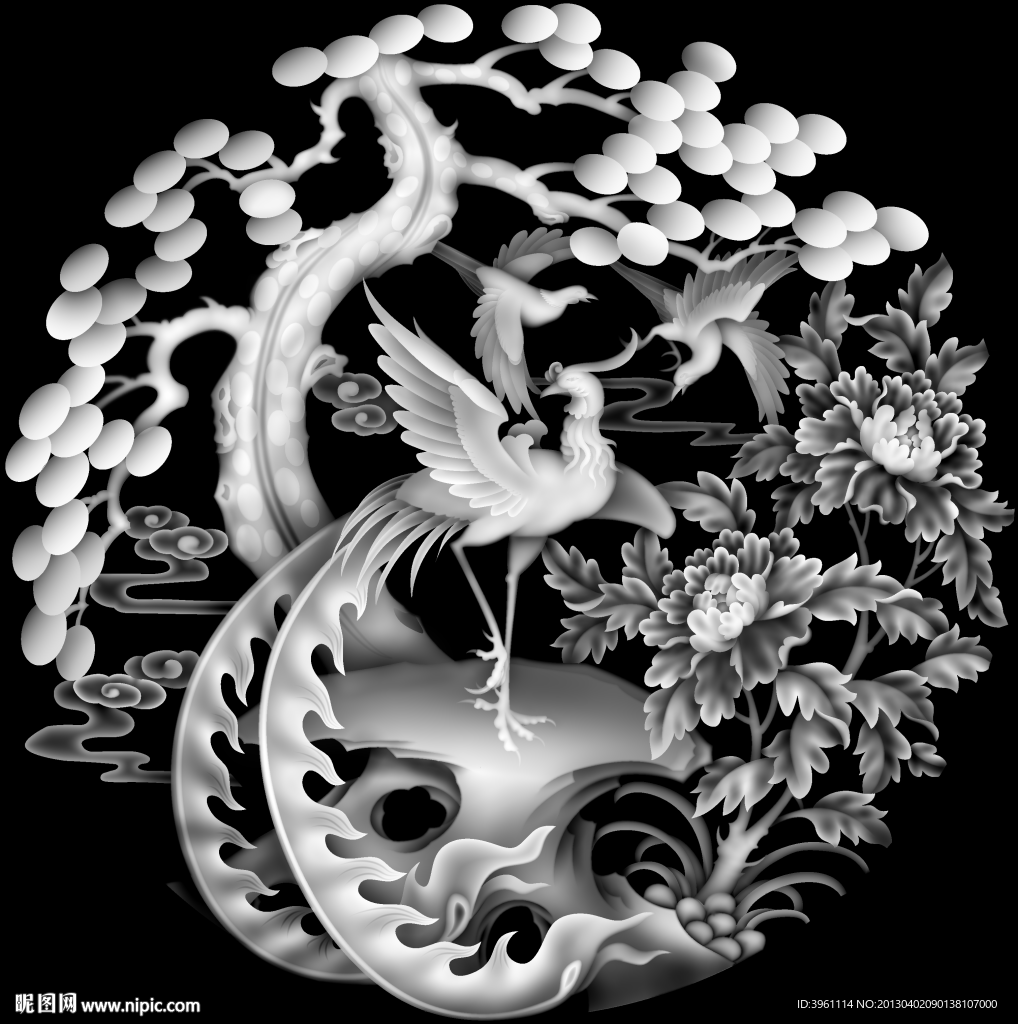 浮雕灰度图