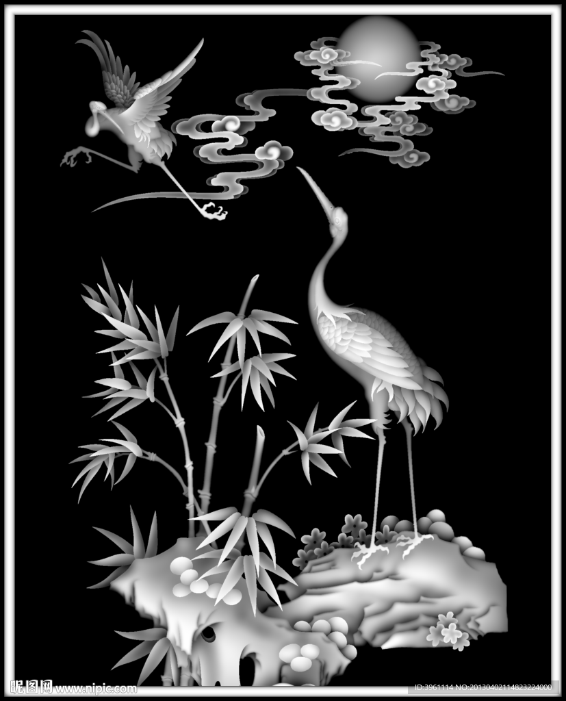 浮雕灰度图