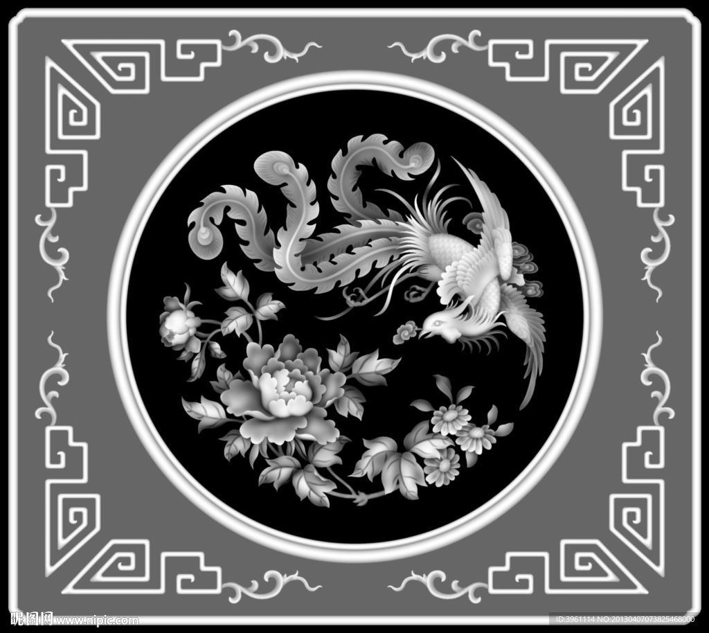 浮雕灰度图