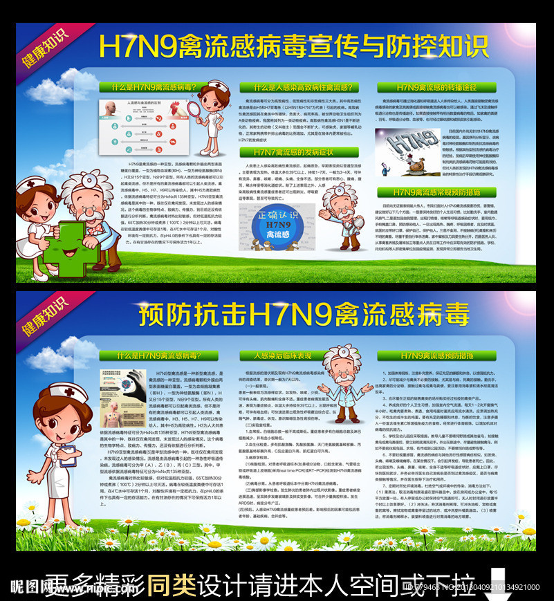 禽流感宣传板报