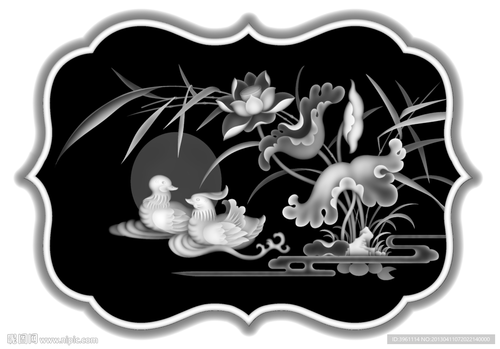 浮雕灰度图