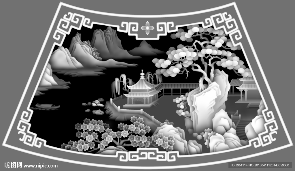 浮雕灰度图