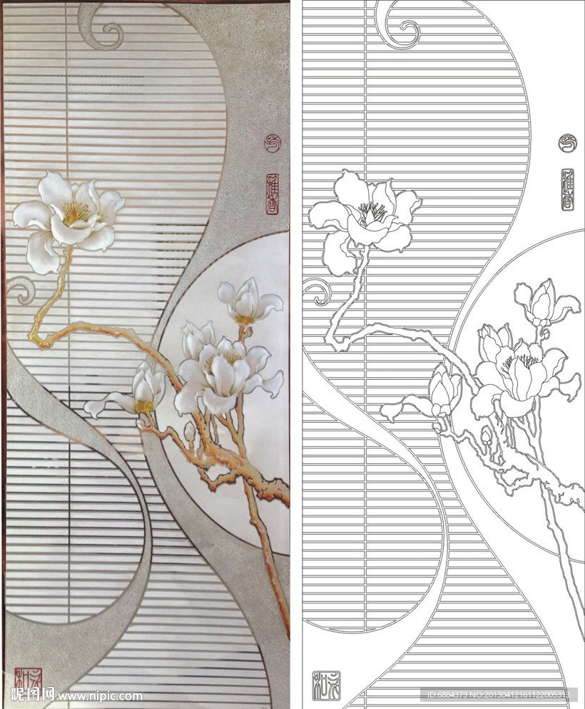 玉堂春 玉兰花